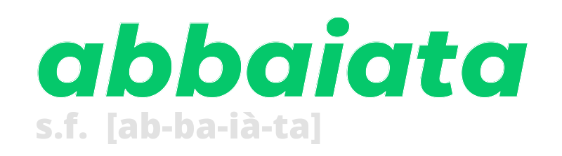 abbaiata