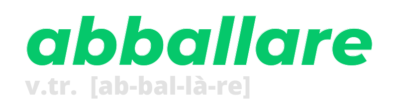 abballare