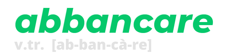 abbancare