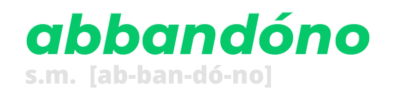 abbandono