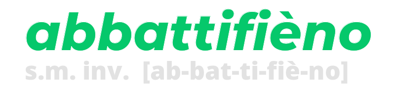 abbattifieno