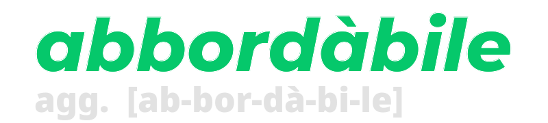 abbordabile