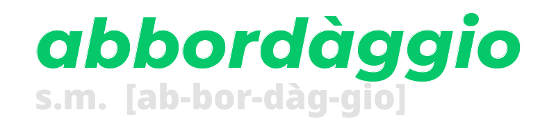 abbordaggio