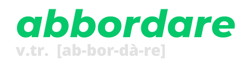 abbordare