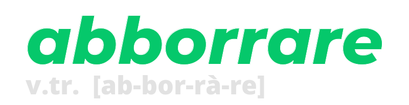 abborrare