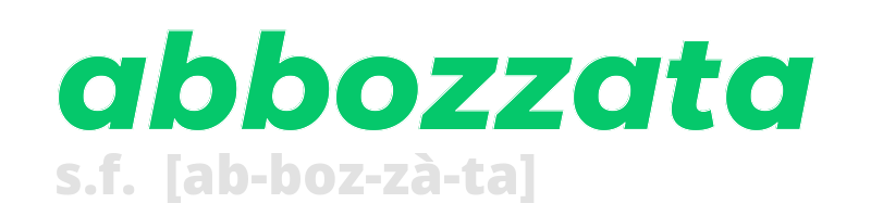 abbozzata