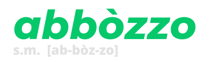 abbozzo