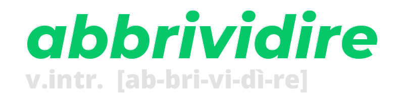 abbrividire