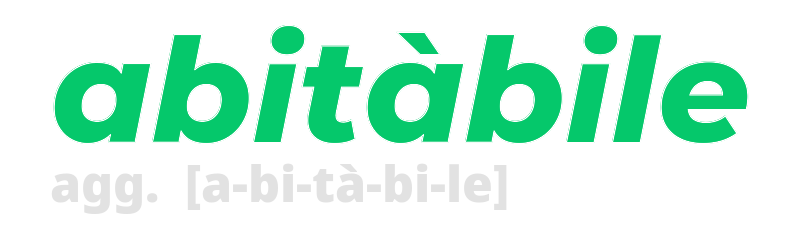 abitabile