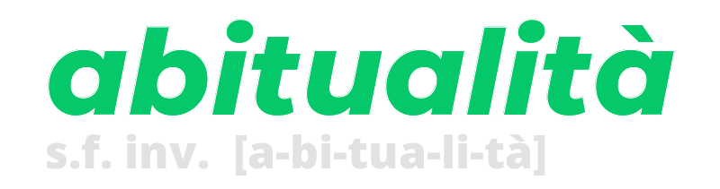 abitualita