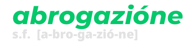 abrogazione