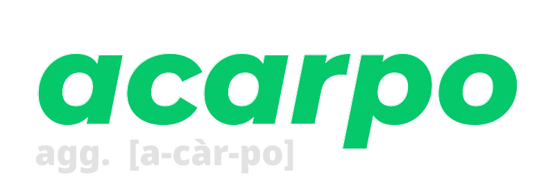 acarpo