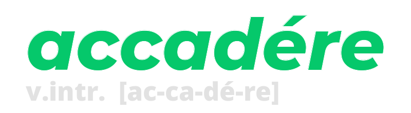 accadere