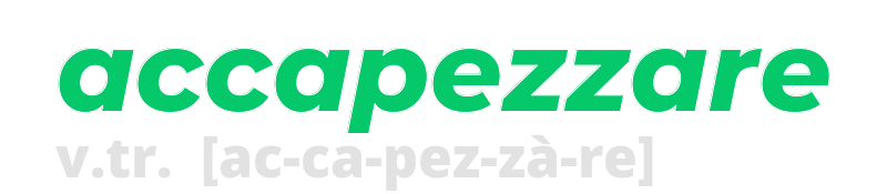 accapezzare