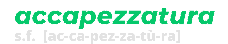 accapezzatura