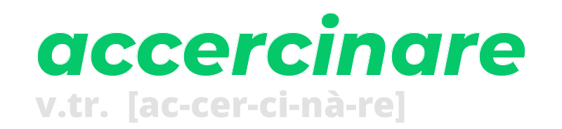 accercinare