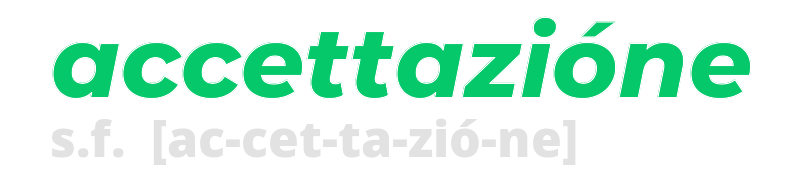 accettazione