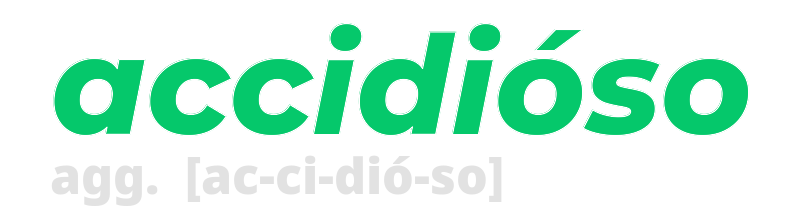 accidioso