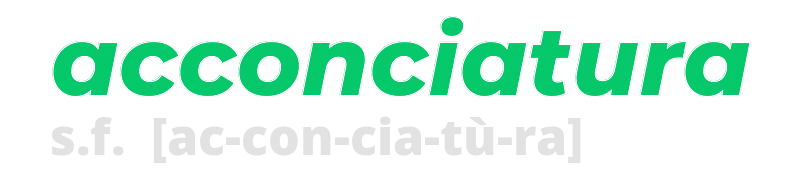 acconciatura