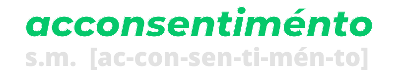 acconsentimento