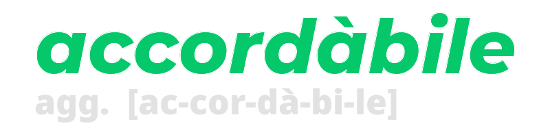 accordabile