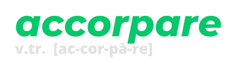 accorpare