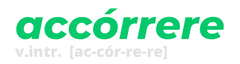 accorrere