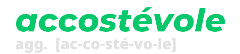 accostevole