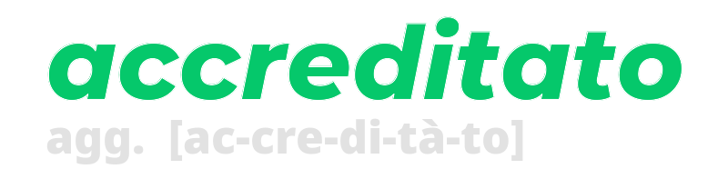 accreditato