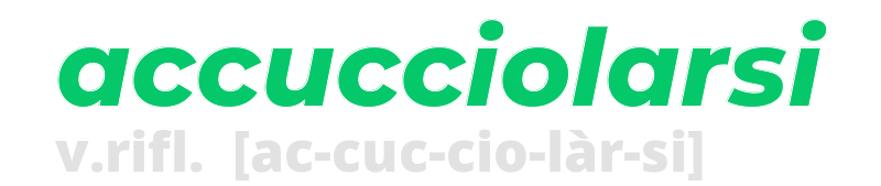 accucciolarsi