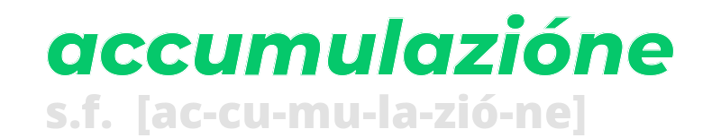 accumulazione