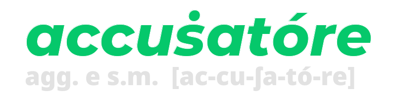accusatore