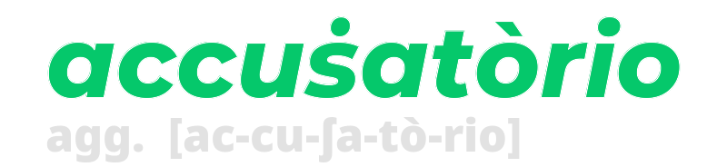 accusatorio