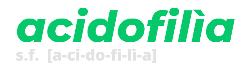 acidofilia