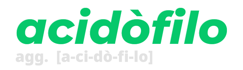 acidofilo