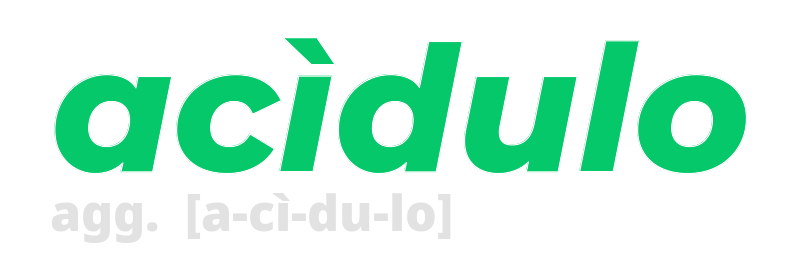 acidulo
