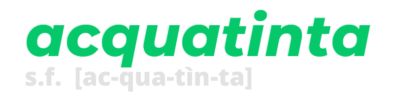 acquatinta