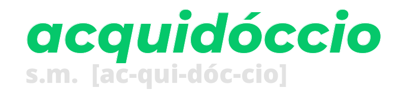 acquidoccio