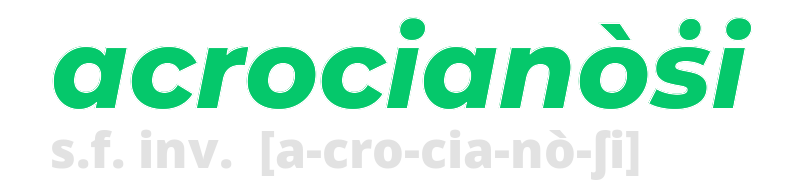 acrocianosi