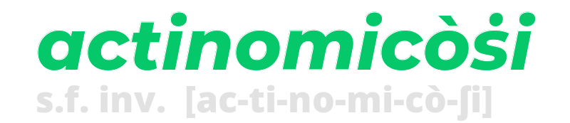 actinomicosi