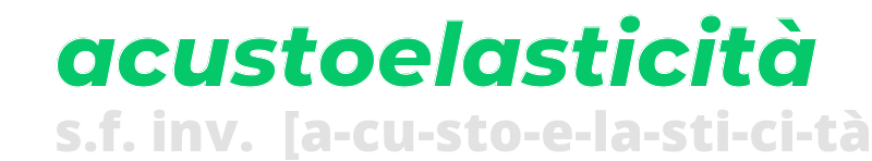 acustoelasticita