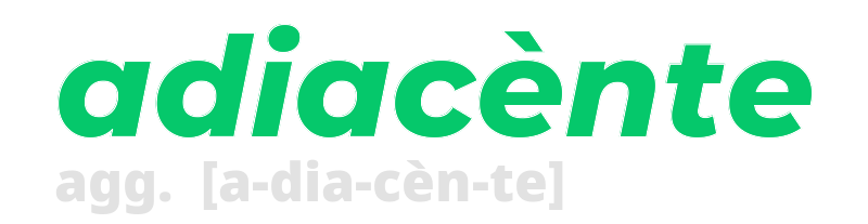 adiacente