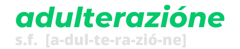 adulterazione