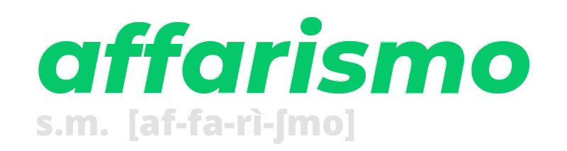 affarismo