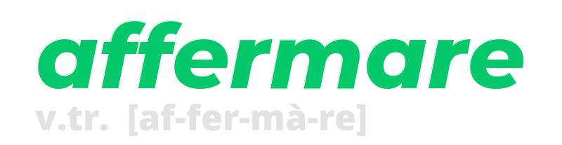 affermare