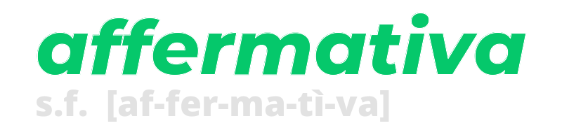 affermativa