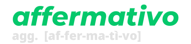 affermativo