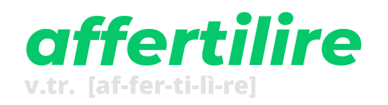 affertilire