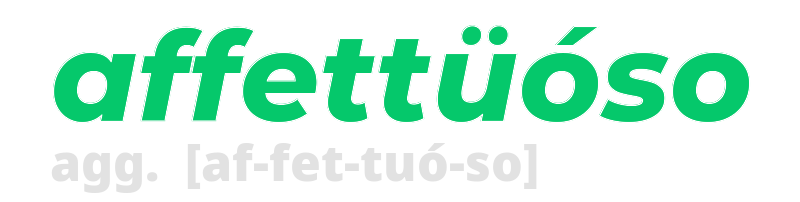 affettuoso