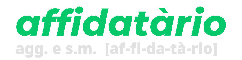 affidatario